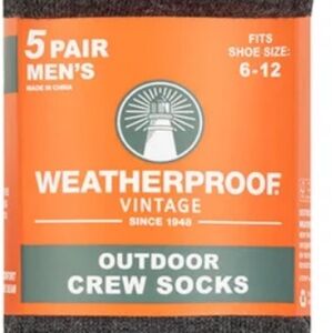 Weatherproof Men's Multi-Color Casual Socks